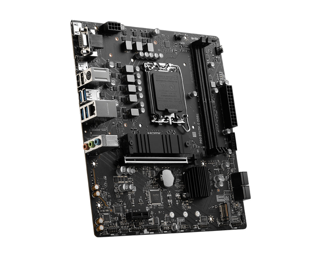 Stuff.se   MSI PRO B760M-G DDR4 moderkort Intel B760 LGA 1700 micro ATX MSI PRO B760M-G DDR4 4711377027366 Moderkort   PRO B