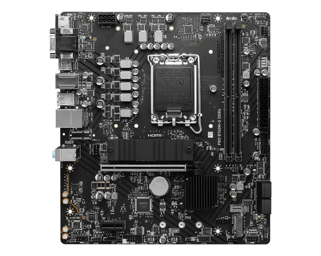  R4 4711377027366 Moderkort   PRO B760M-G DDR4 www.electricalstuff.se ElectricalStuff.se   MSI PRO B760M-G DDR4 moderkort Int