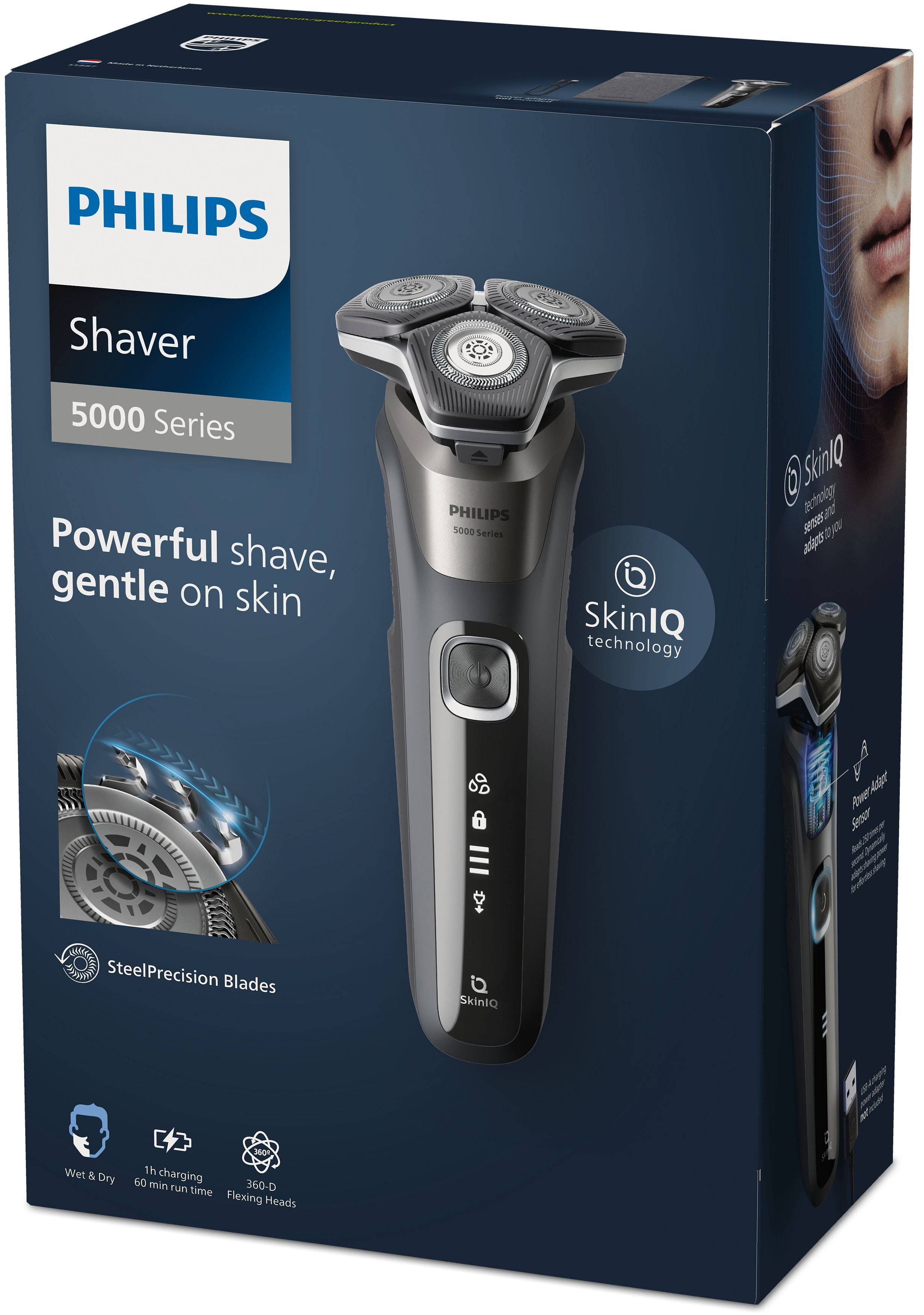  g Philips S5887/10 8720689008877 Rakapparater För Män SHAVER Series 5000  Shaver Series 5000 S5887/10 Elektrisk rakapparat f