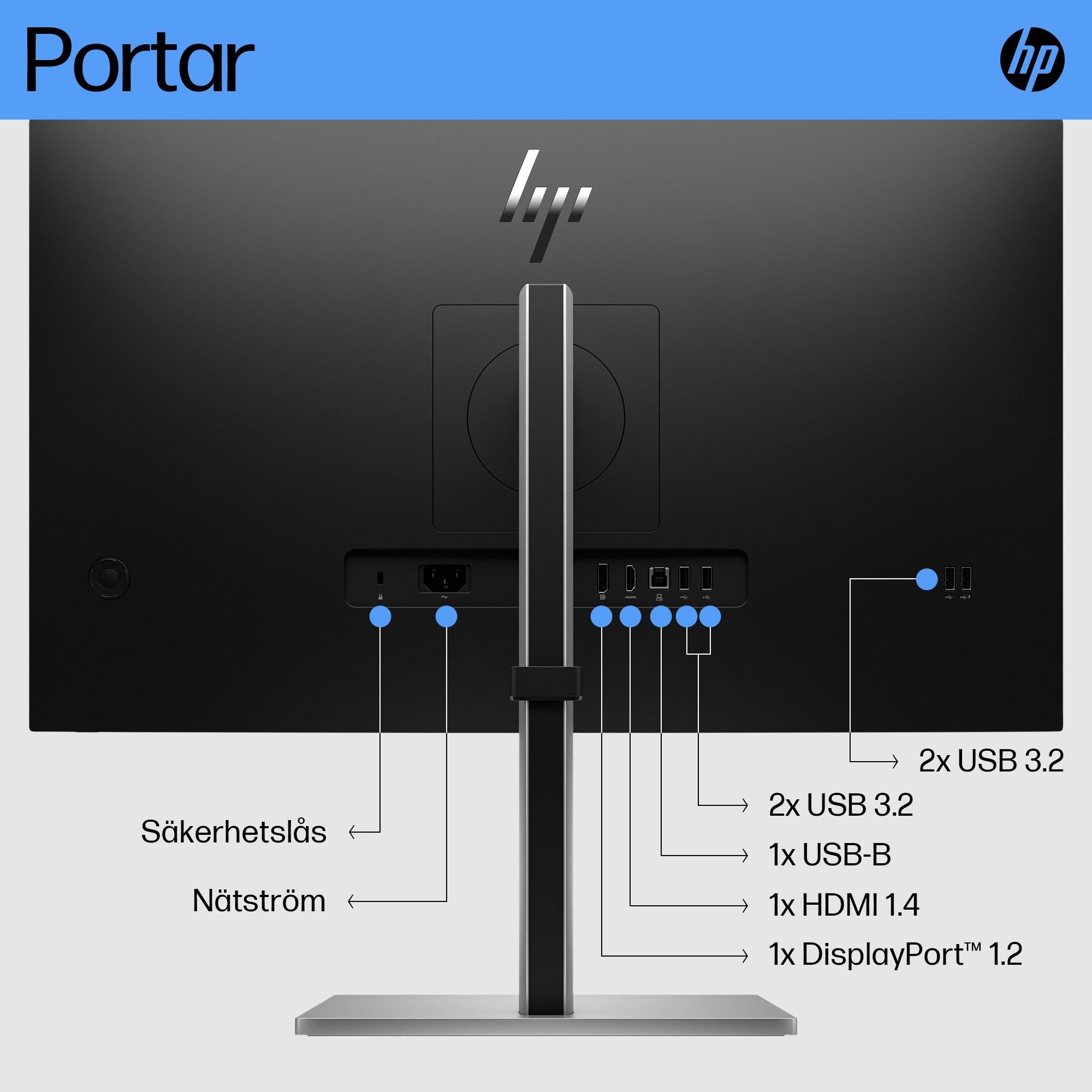  www.electricalstuff.se ElectricalStuff.se   HP E27 G5 FHD-skärm HP 6N4E2AA#ABB 0196786297373|196786297373 Platta Pc-Skärmar 