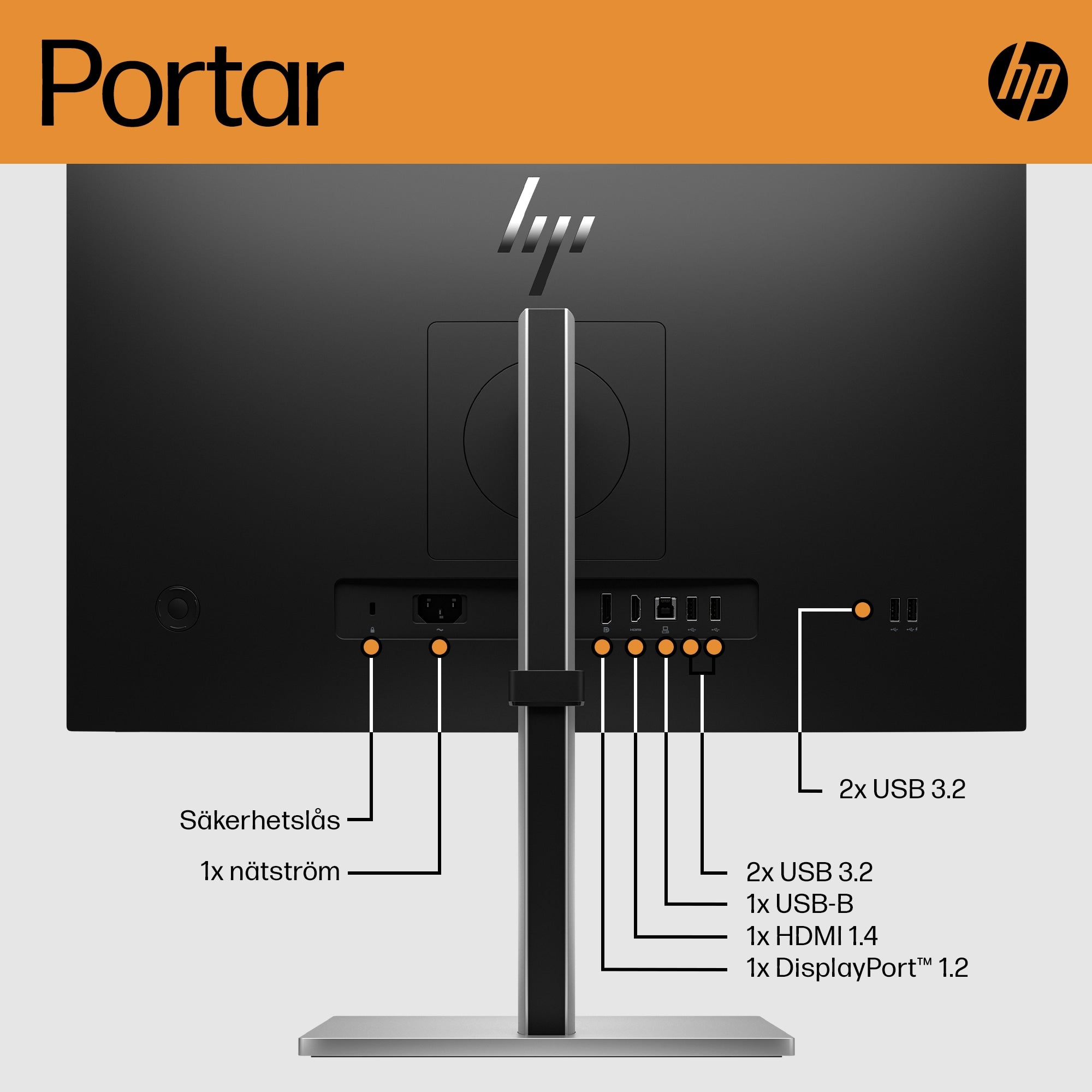  www.electricalstuff.se ElectricalStuff.se   HP E-Series E24 G5 FHD-skärm HP 6N6E9AA#ABB 0196786300615|196786300615 Platta Pc