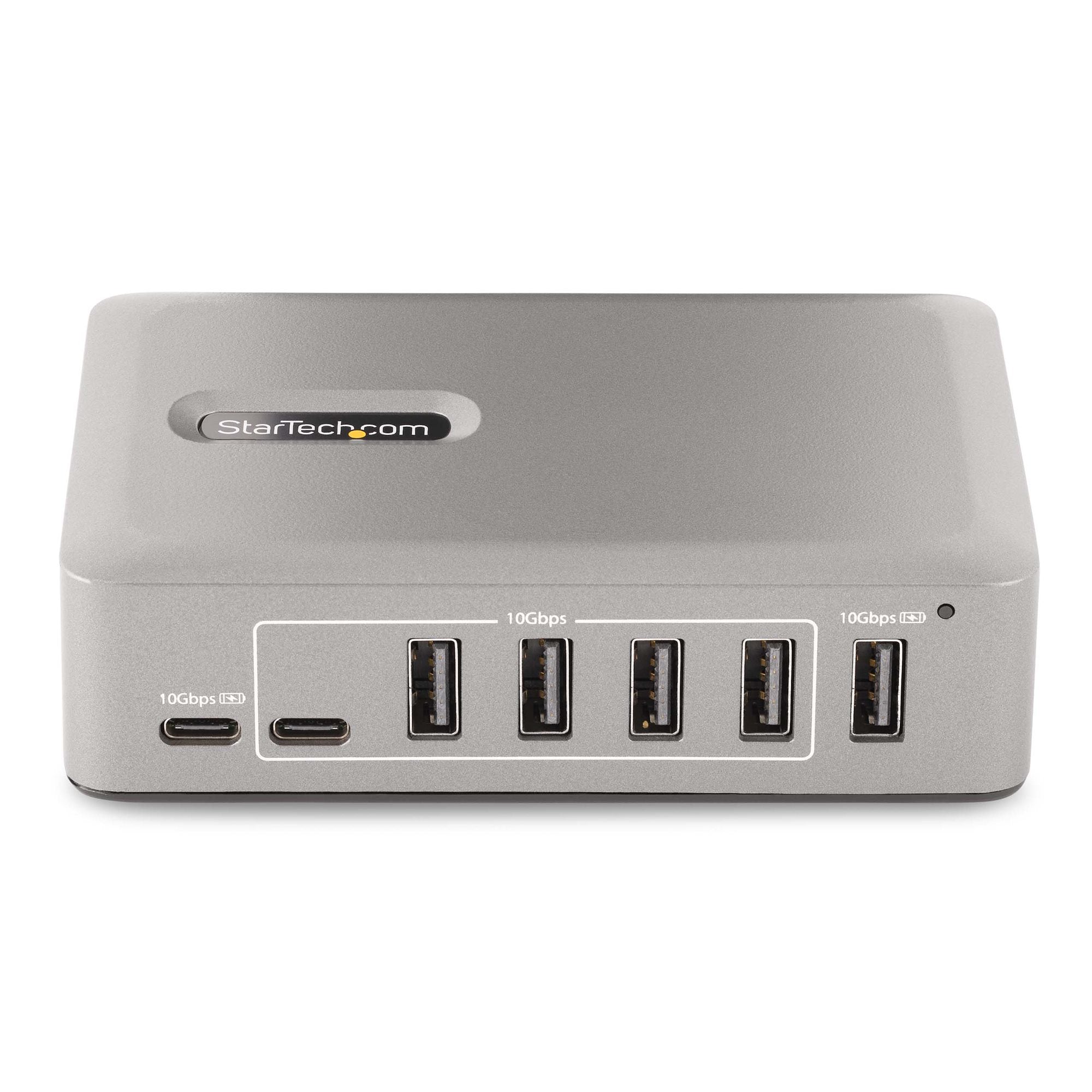  arTech.com 10G8A2CS-USB-C-HUB 0065030899017|065030899017 Gränssnittshubbar   USB-C-hubb med 10 portar - 8x USB-A/2x USB-C - 