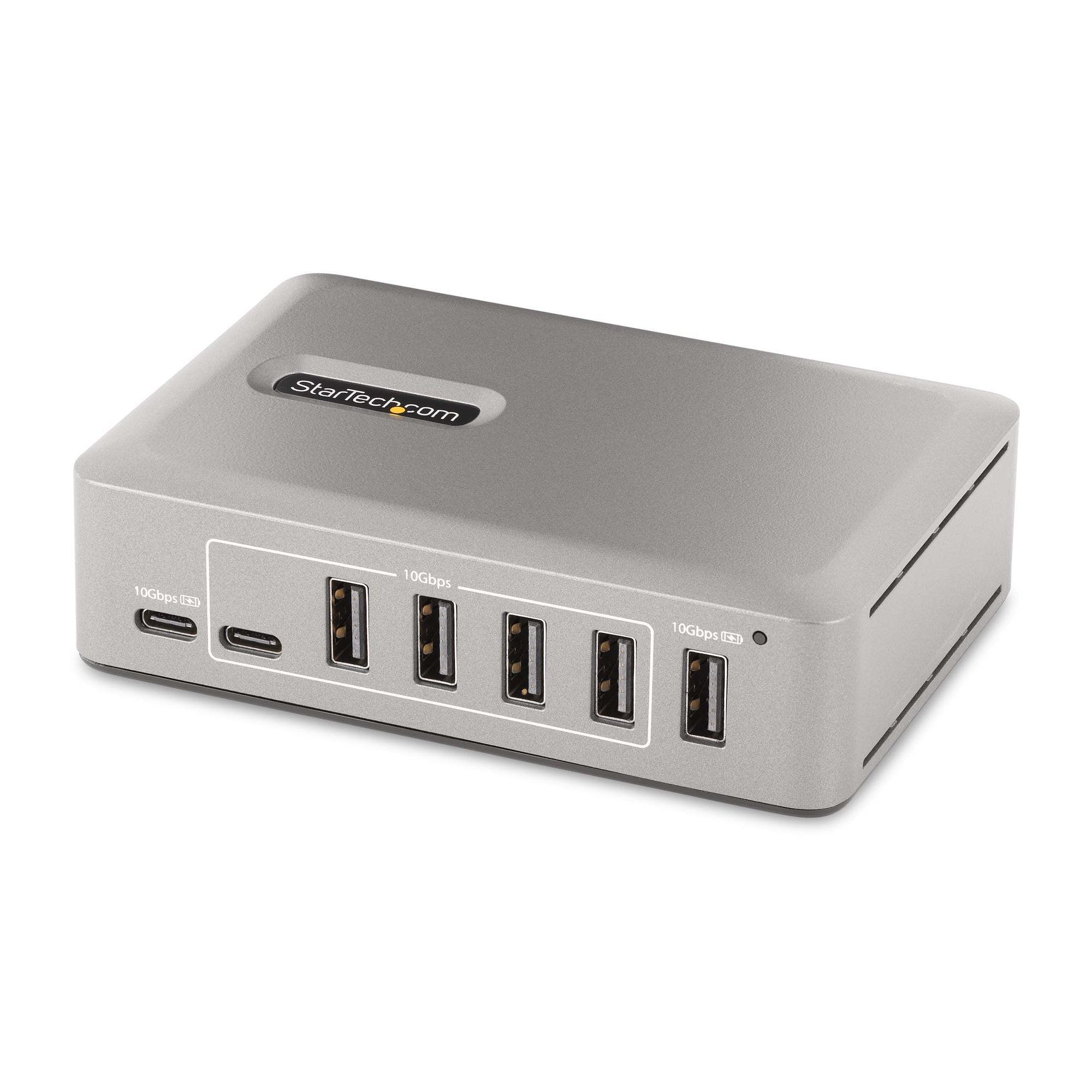  www.electricalstuff.se ElectricalStuff.se   StarTech.com USB-C-hubb med 10 portar - 8x USB-A/2x USB-C - Självförsörjande med