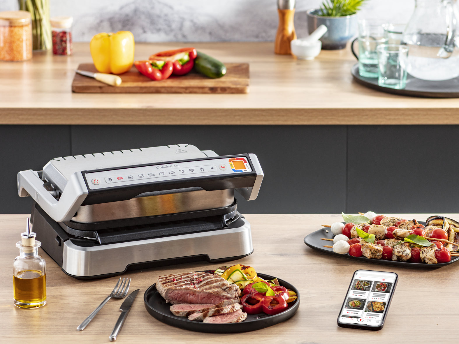  calstuff.se ElectricalStuff.se   Tefal OptiGrill 2in1 GC772D kontaktgrill Tefal GC772D10 3168437249632 Kontaktgrillar OptiGr