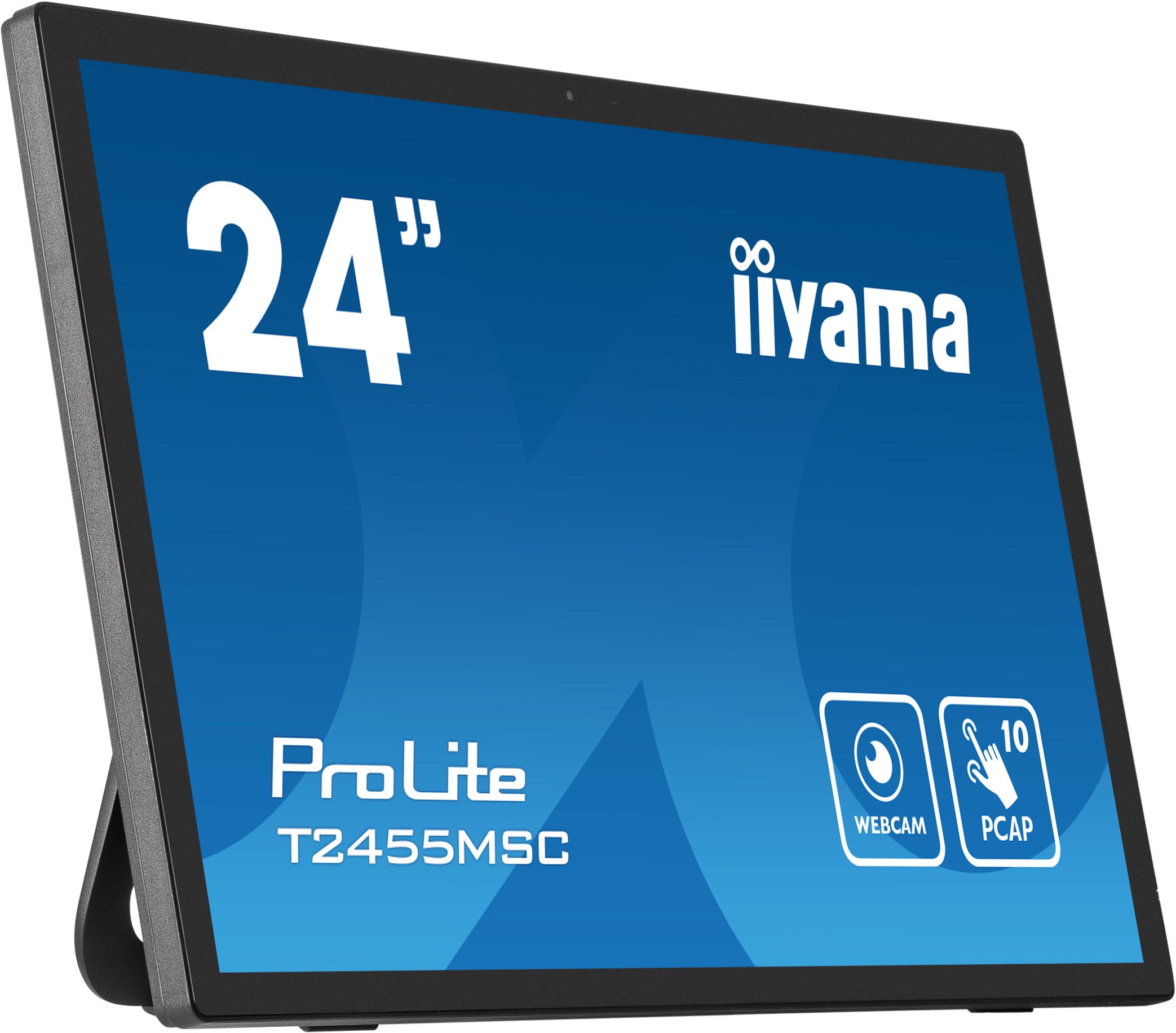  lStuff.se   iiyama T2455MSC-B1 skyltställ Platt skärm för digital skyltning 61 cm (24") LED 400 cd/m² Full HD Svart Pekskärm