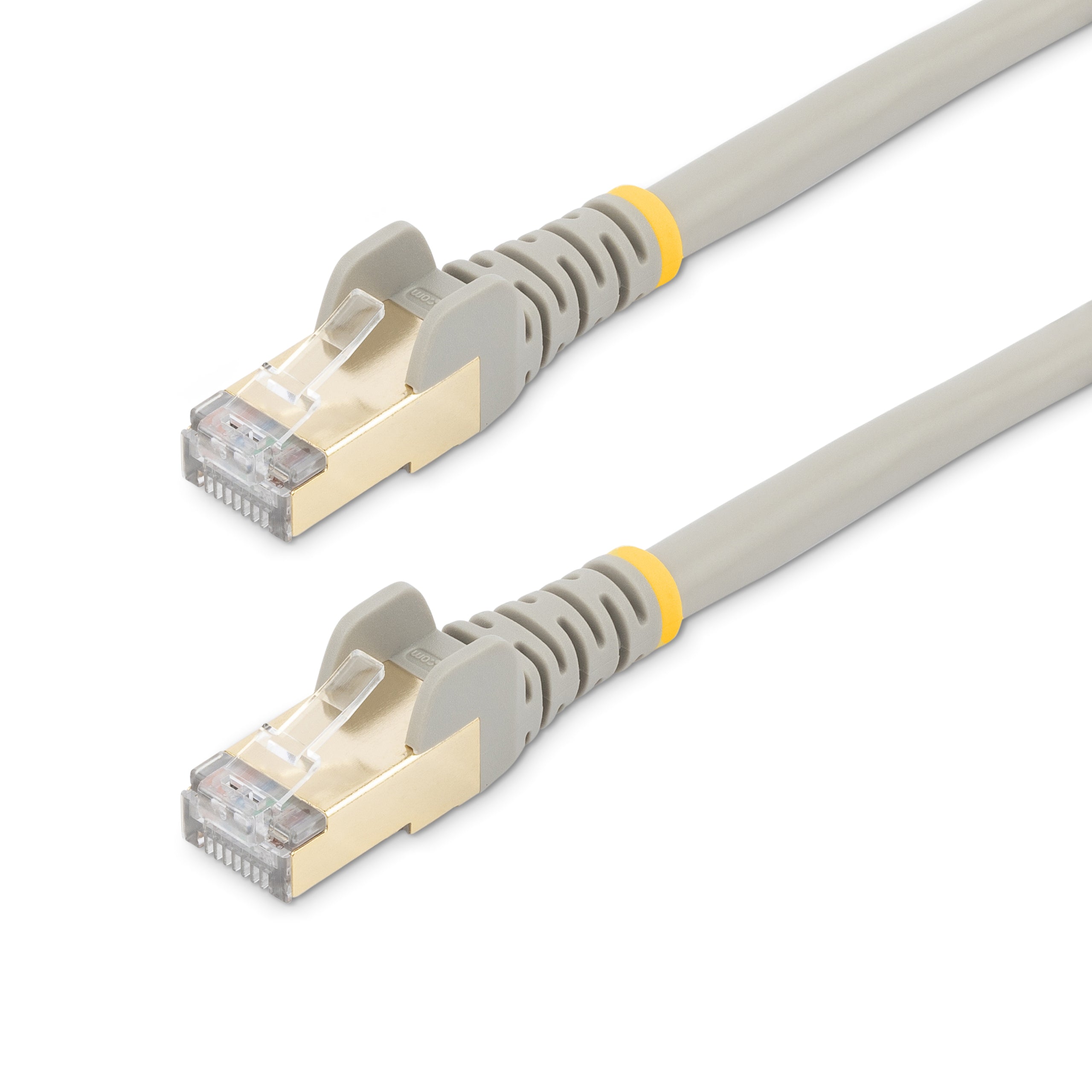  91|065030873291 Nätverkskablar   Cat6a Ethernet-kabel - skärmad (STP) - 0,5 m, grå www.electricalstuff.se ElectricalStuff.se
