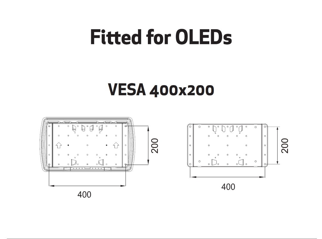  ww.electricalstuff.se ElectricalStuff.se   Multibrackets 4036 tv-fäste 165,1 cm (65") Svart Multibrackets 4036 7350022734036