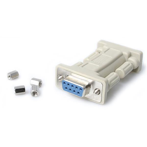  5789|6136005282821 Kabelomvandlare (Hane/Hona)   DB9 RS232 seriell nollmodemsadapter - F/F www.electricalstuff.se Electrical
