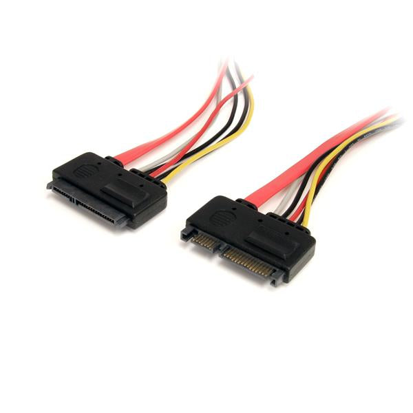  www.electricalstuff.se ElectricalStuff.se   StarTech.com SATA22PEXT SATA-kablar 0,35 m SATA 22-pin SATA 7-pin + 15-pin Röd S