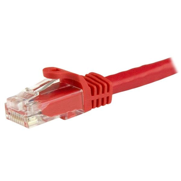   N6PATC3MRD 0065030855693|065030855693|5054484606215 Nätverkskablar   Cat6-patchkabel med hakfria RJ45-kontakter – 3 m, röd 