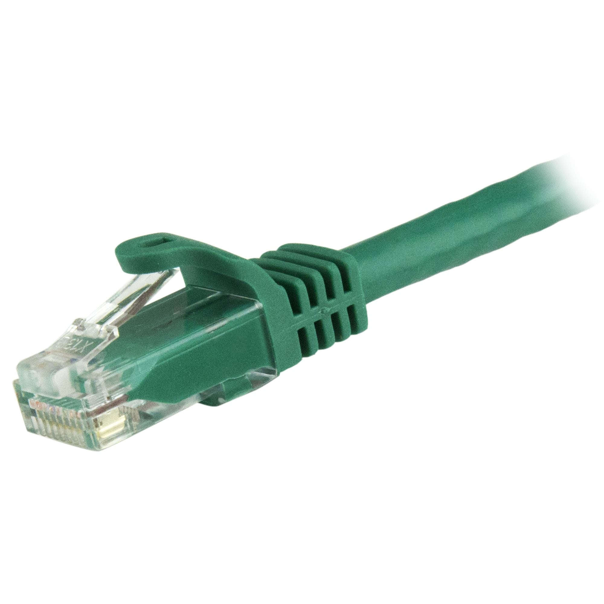  m N6PATC3MGN 0065030860062|065030860062 Nätverkskablar   Cat6-patchkabel med hakfria RJ45-kontakter – 3 m, grön www.electric
