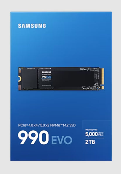  ww.electricalstuff.se ElectricalStuff.se   Samsung 990 EVO 2 TB M.2 PCI Express 4.0 NVMe V-NAND TLC Samsung MZ-V9E2T0BW 8806