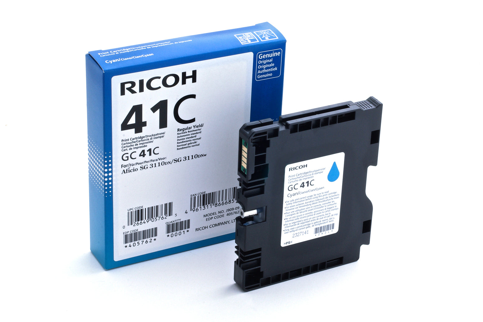  2 0026649057625|026649057625|4961311866685 Bläckpatroner   405762 www.electricalstuff.se ElectricalStuff.se   Ricoh 405762 b