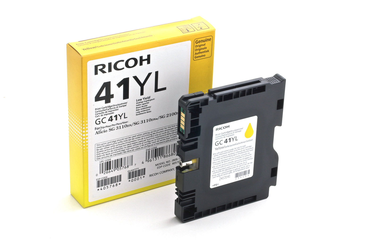  649057687|026649057687 Bläckpatroner   405768 www.electricalstuff.se ElectricalStuff.se   Ricoh 405768 bläckpatroner 1 styck