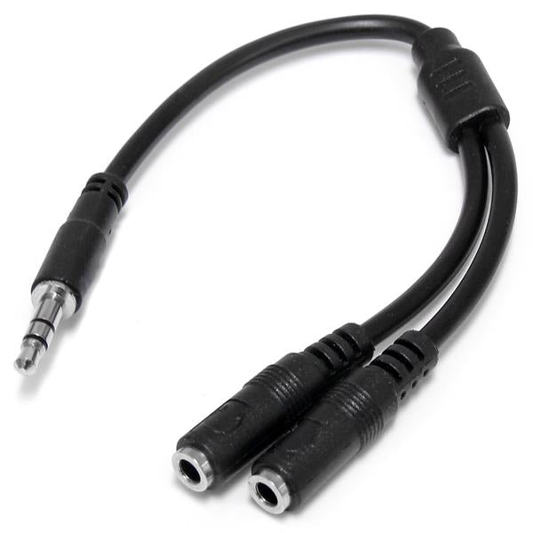 www.electricalstuff.se ElectricalStuff.se   StarTech.com Slim stereosplitterkabel - 3,5 mm hane till 2x 3,5 mm hona StarTech