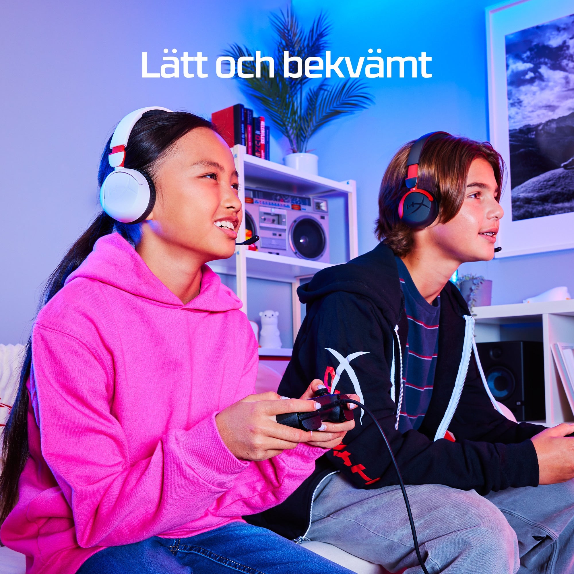  4 Hörlurar och Headsets HyperX  HyperX Cloud Mini - Gaming Headset (svart) www.electricalstuff.se ElectricalStuff.se   Hyper