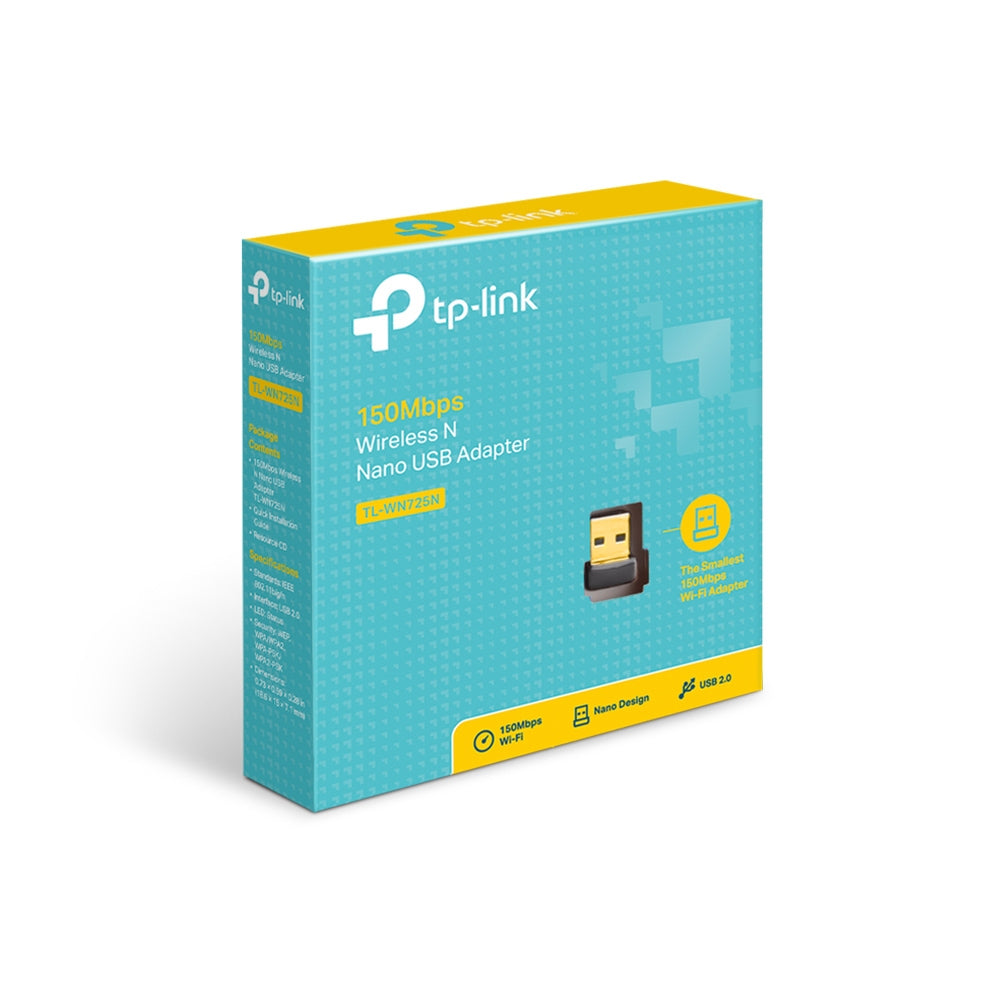  WLAN 150 Mbit/s TP-Link TL-WN725N 6935364050719 Nätverkskort   TL-WN725N www.electricalstuff.se ElectricalStuff.se   TP-Link