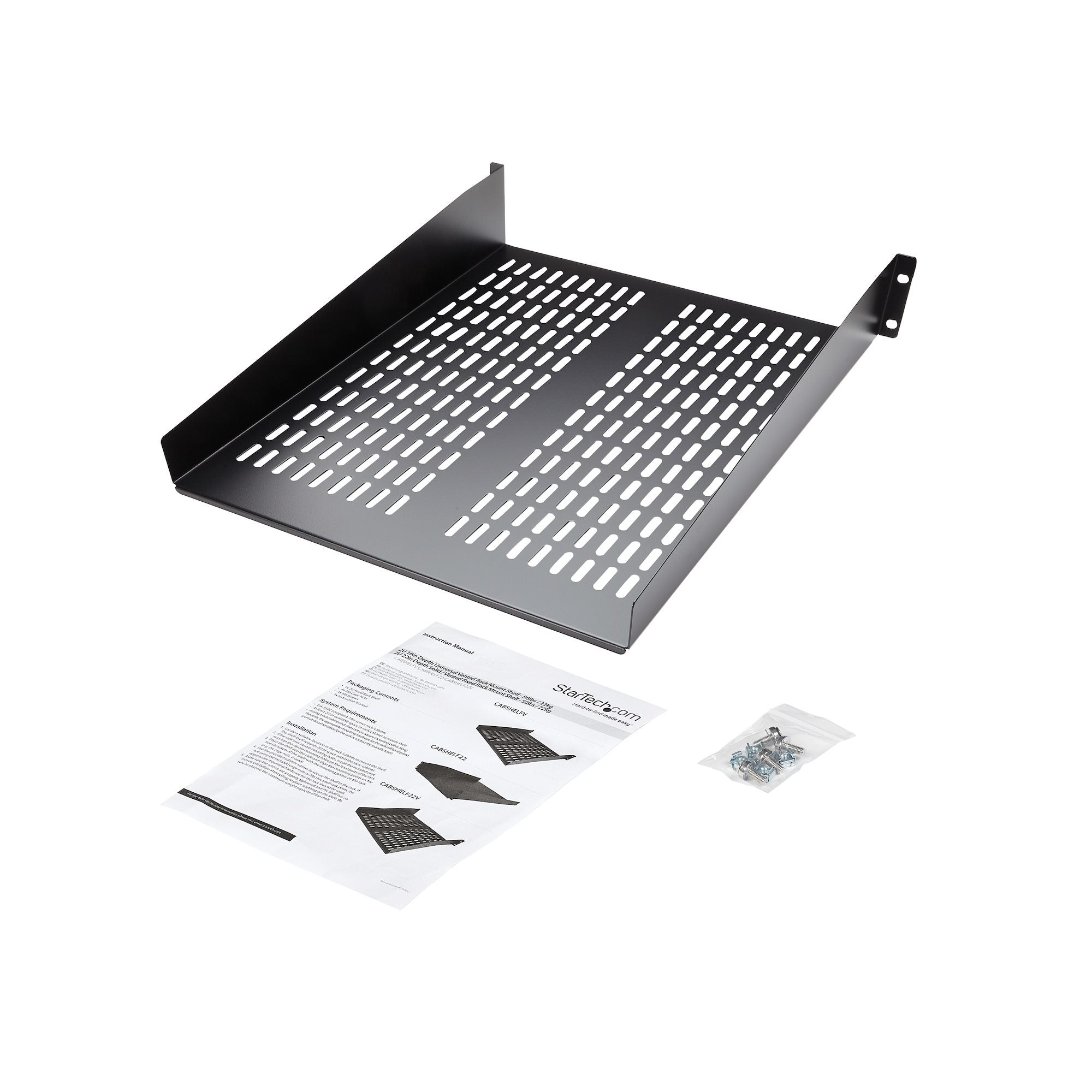  .se ElectricalStuff.se   StarTech.com CABSHELF22V rack tillbehör Hylla StarTech.com CABSHELF22V 0065030848107|065030848107|0