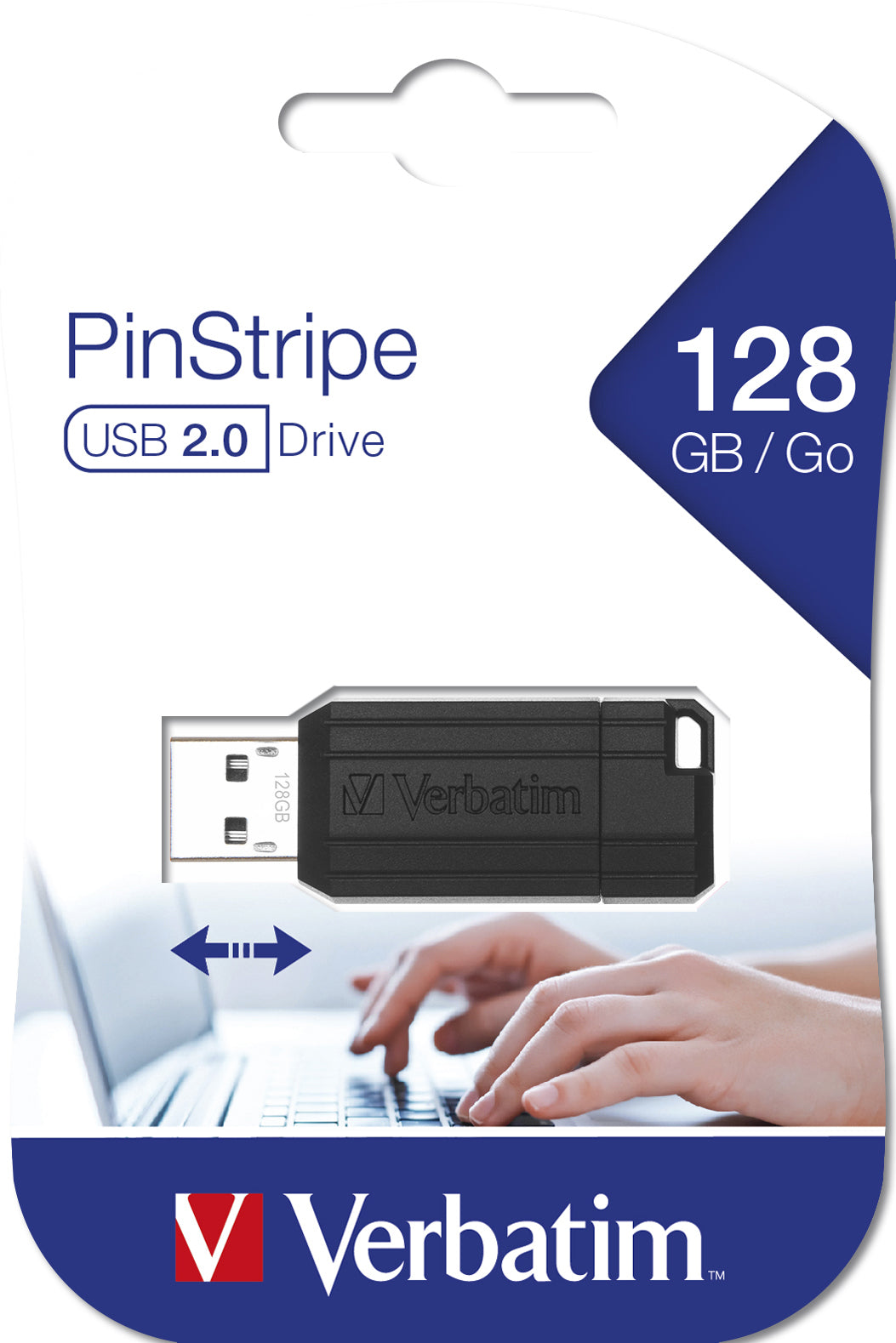  www.electricalstuff.se ElectricalStuff.se   Verbatim PinStripe 128GB USB-sticka USB Type-A 2.0 Svart Verbatim 49071 00239424