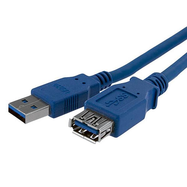 www.electricalstuff.se ElectricalStuff.se   StarTech.com USB3SEXT1M USB-kablar USB 3.2 Gen 1 (3.1 Gen 1) 1 m USB A Blå StarT