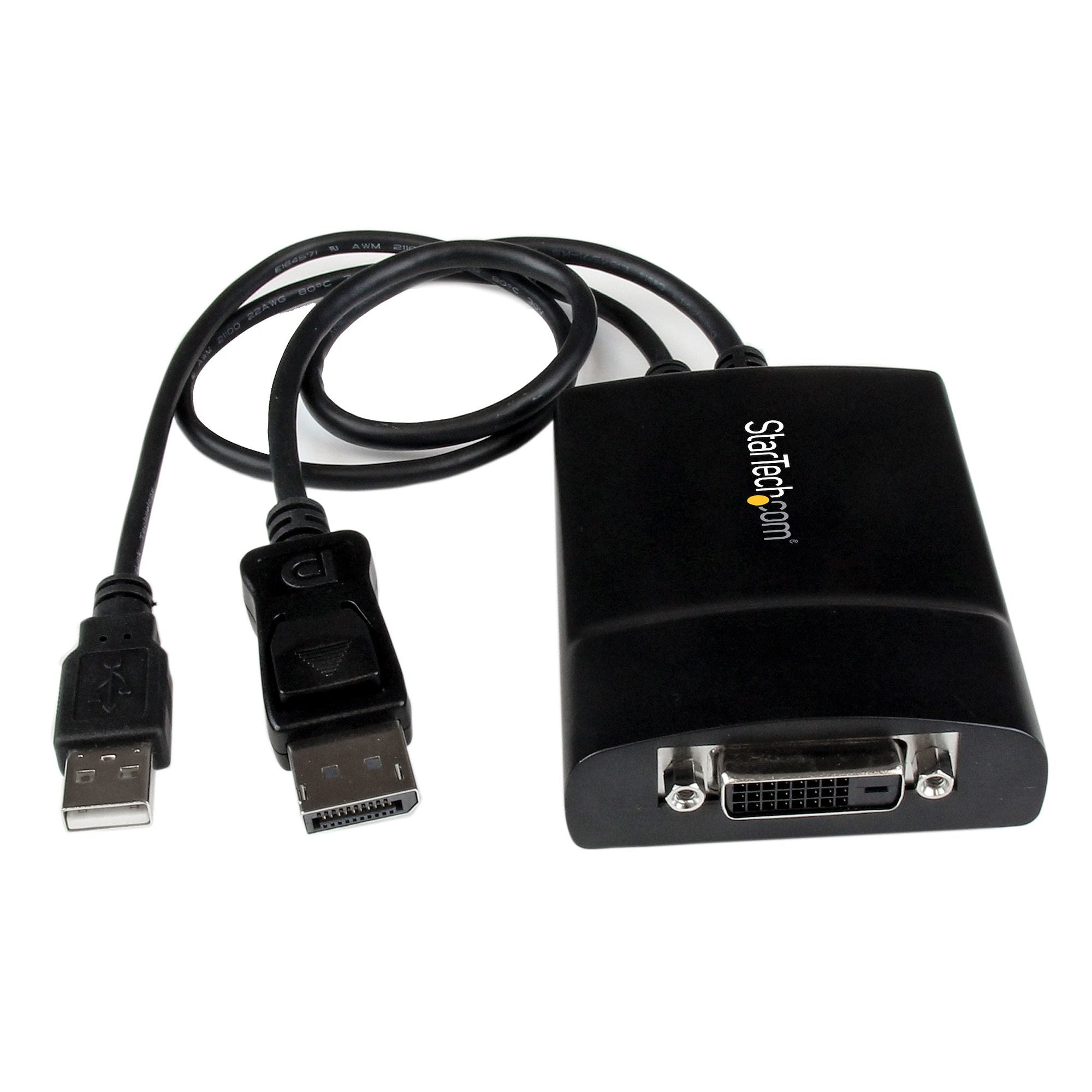  www.electricalstuff.se ElectricalStuff.se   StarTech.com DP2DVID2 videokabeladapter 0,37 m DisplayPort DVI-D Svart StarTech.