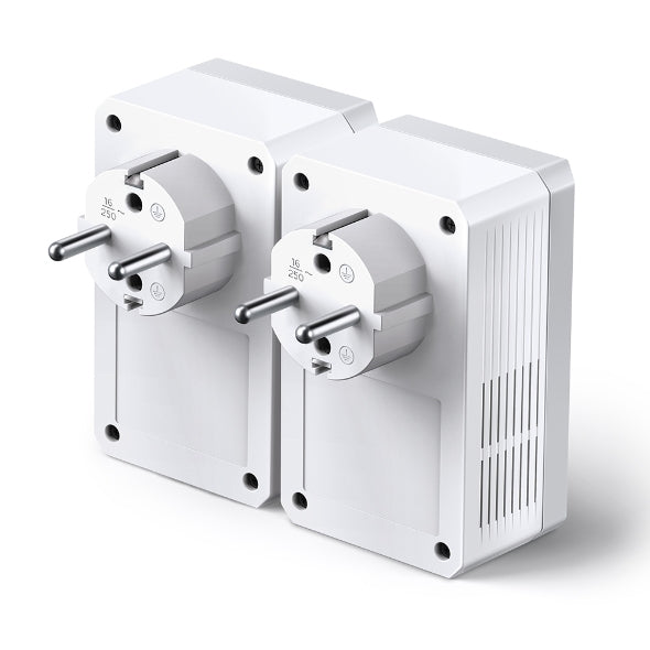   (Ethernet) Vit 2 styck TP-Link TL-PA4010P KIT V5 6935364031848|6935364032845 PowerLine-nätverksadaptrar   TL-PA4010P KIT V5