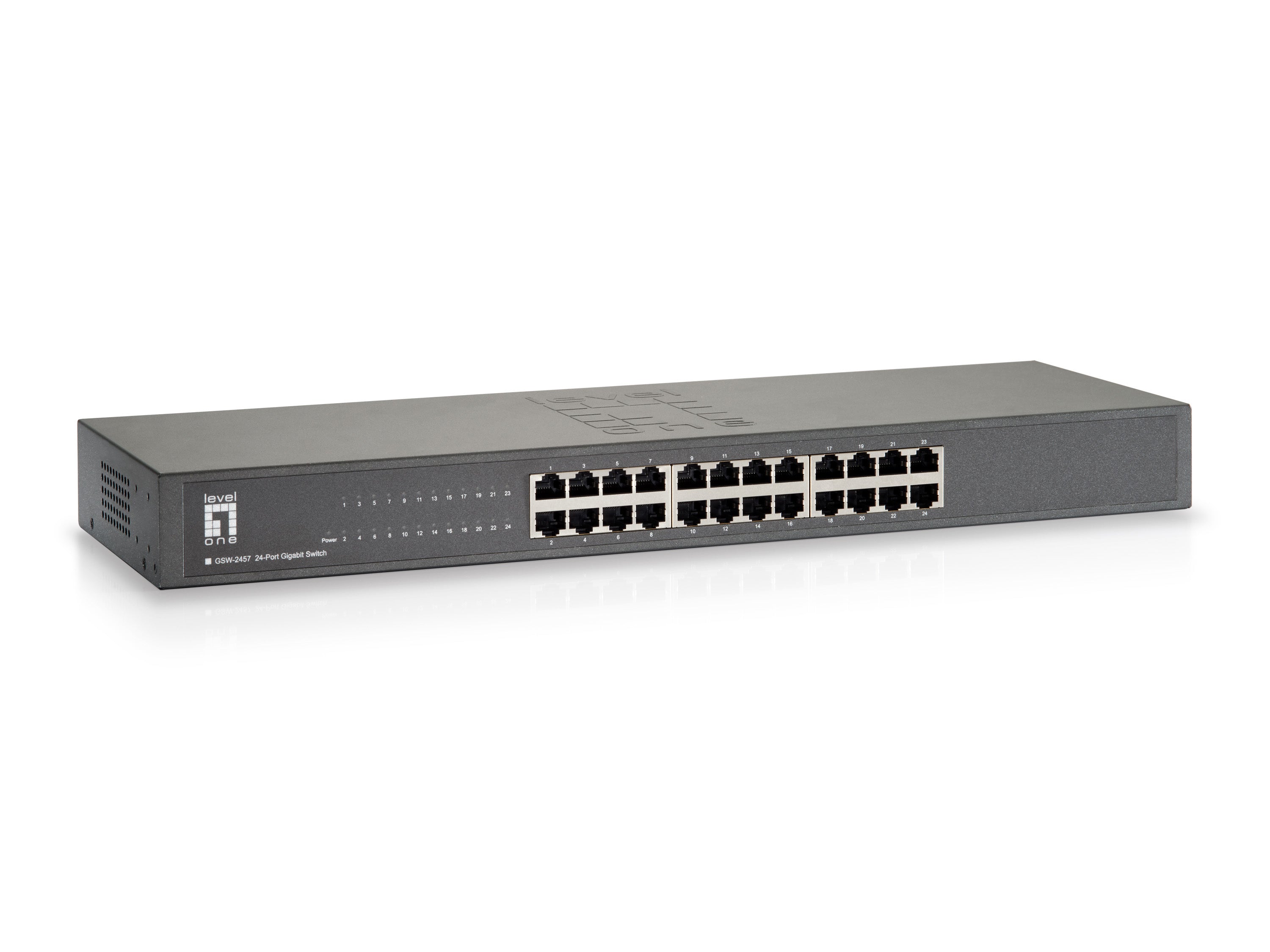 www.electricalstuff.se ElectricalStuff.se   LevelOne GSW-2457 nätverksswitchar Ohanterad Gigabit Ethernet (10/100/1000) Svar