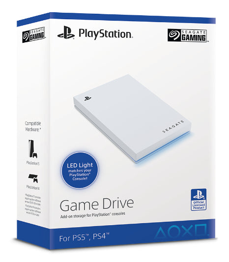   Seagate Game Drive 2 TB 3.2 Gen 1 (3.1 Gen 1) Vit Seagate STMH2000200 8719706045254 Externa SSD-Hårddiskar   Game Drive www