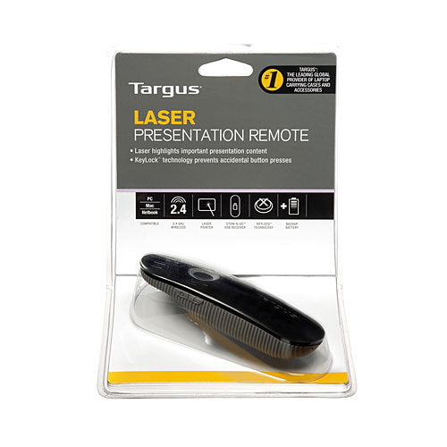  gus Laser Presentation Remote trådlösa presentatörer Svart, Grå Targus AMP13EU 5051794002775|5052733554546 Trådlösa Presenta