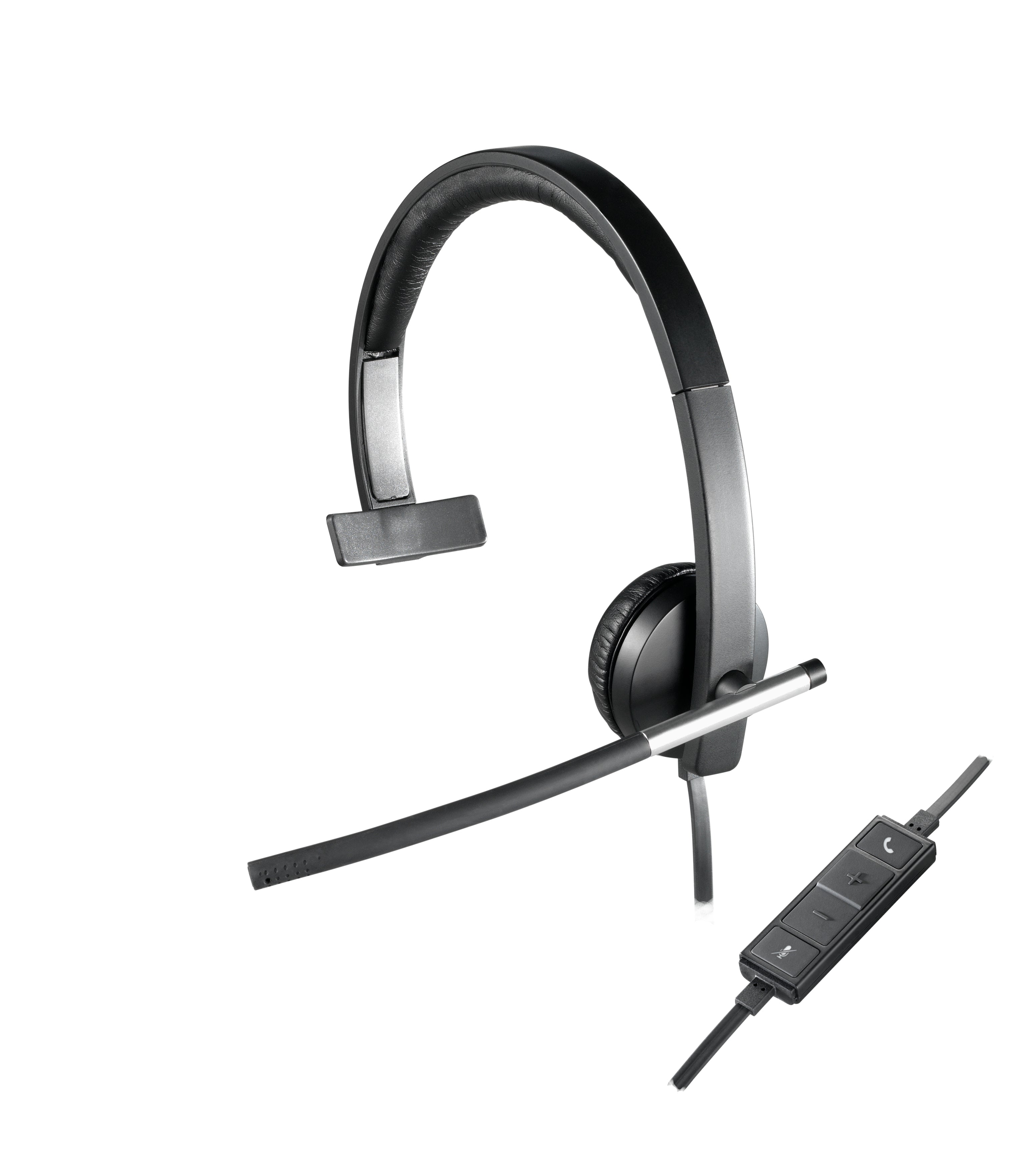  www.electricalstuff.se ElectricalStuff.se   Logitech H650e Headset Kabel Huvudband Kontor/callcenter USB Type-A Svart, Silve