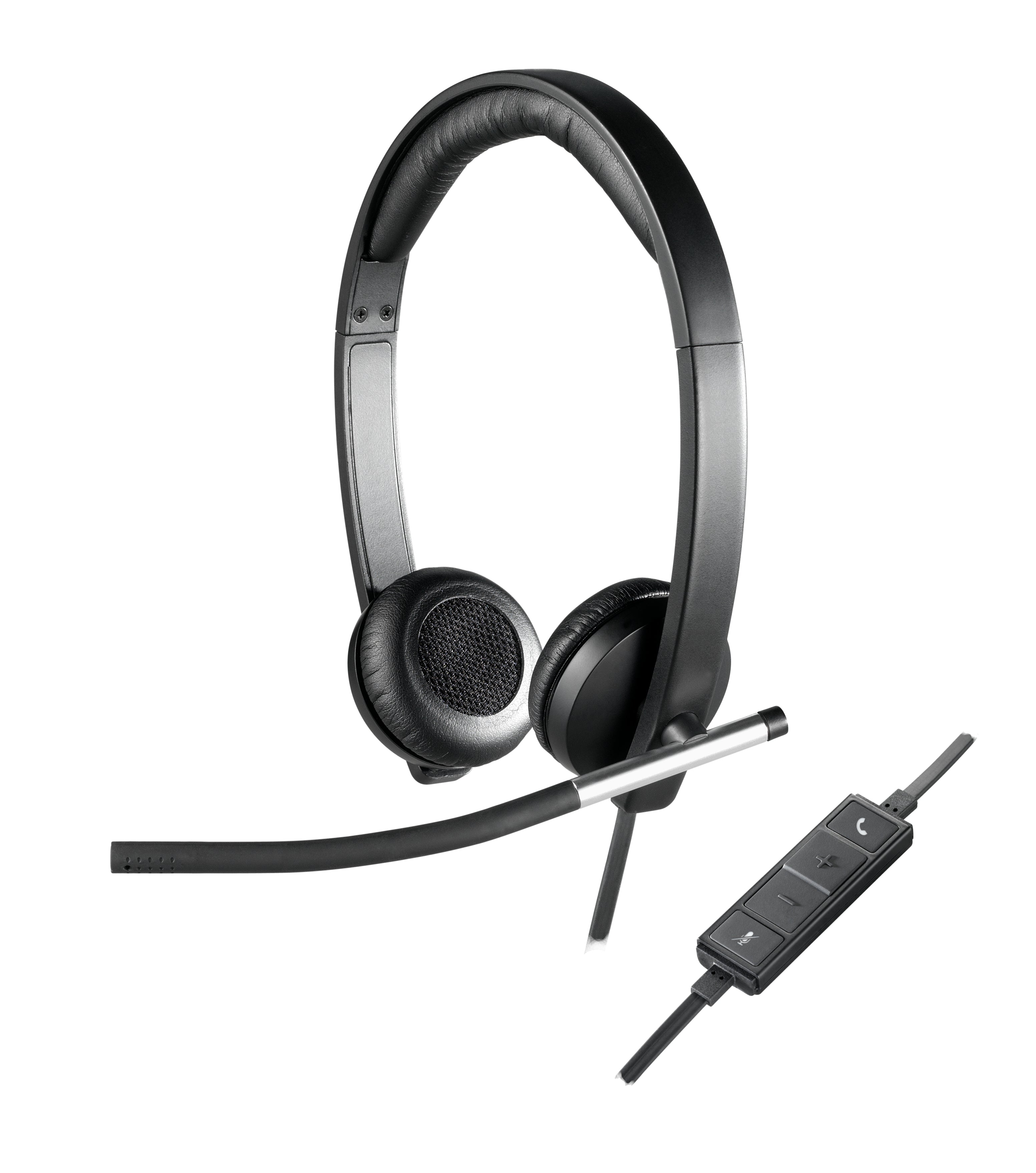  www.electricalstuff.se ElectricalStuff.se   Logitech H650e Headset Kabel Huvudband Kontor/callcenter USB Type-A Svart, Silve