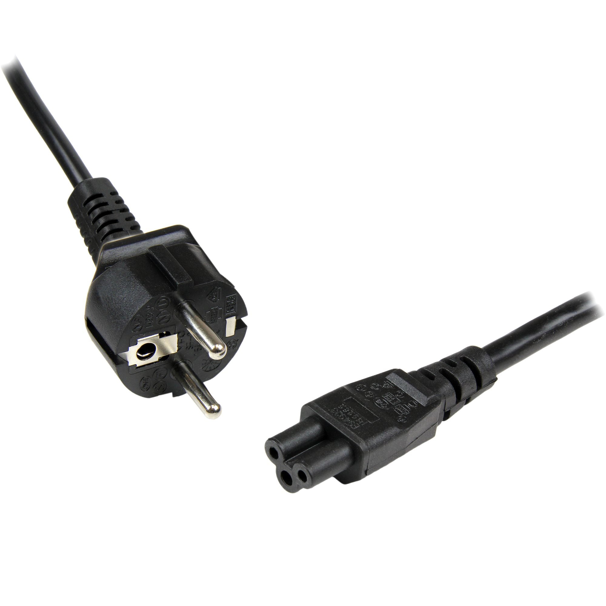  www.electricalstuff.se ElectricalStuff.se   StarTech.com 2 m nätsladd för bärbara datorer - Schuko-kontakt CEE7 till 3-polig
