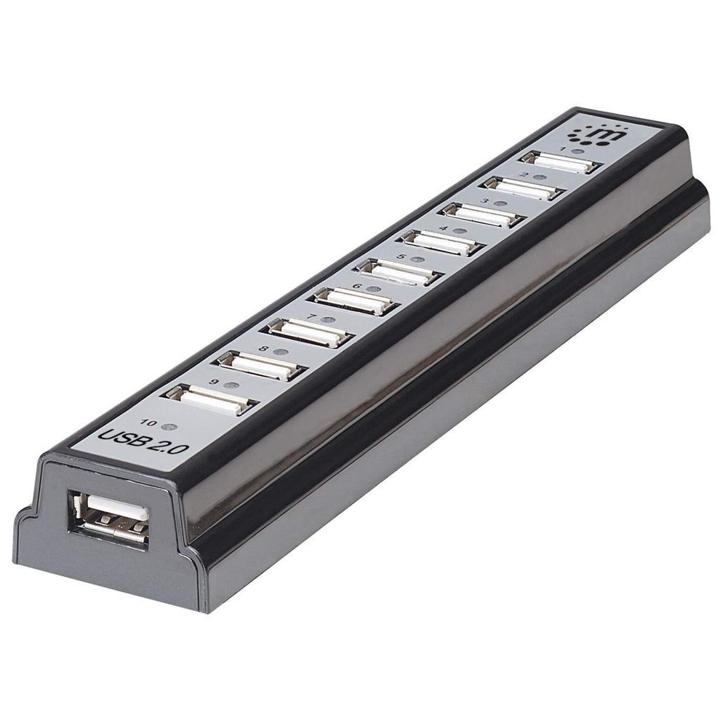  www.electricalstuff.se ElectricalStuff.se   Manhattan 161572 gränssnittshubbar USB 2.0 480 Mbit/s Svart, Silver Manhattan 16