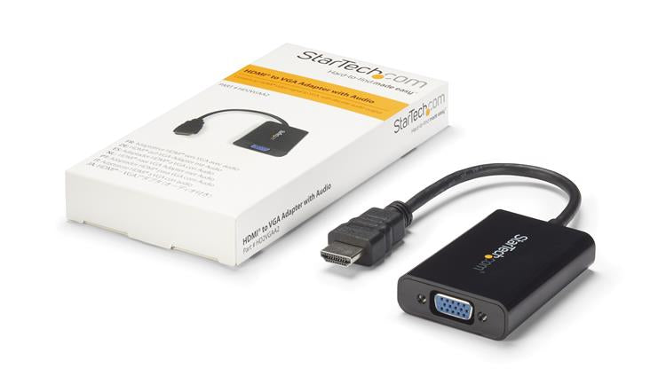  30848817|065030848817|6213759773376 Videokabeladaptrar   HDMI till VGA-videoadapter med audio för stationär/bärbar dator/Ult