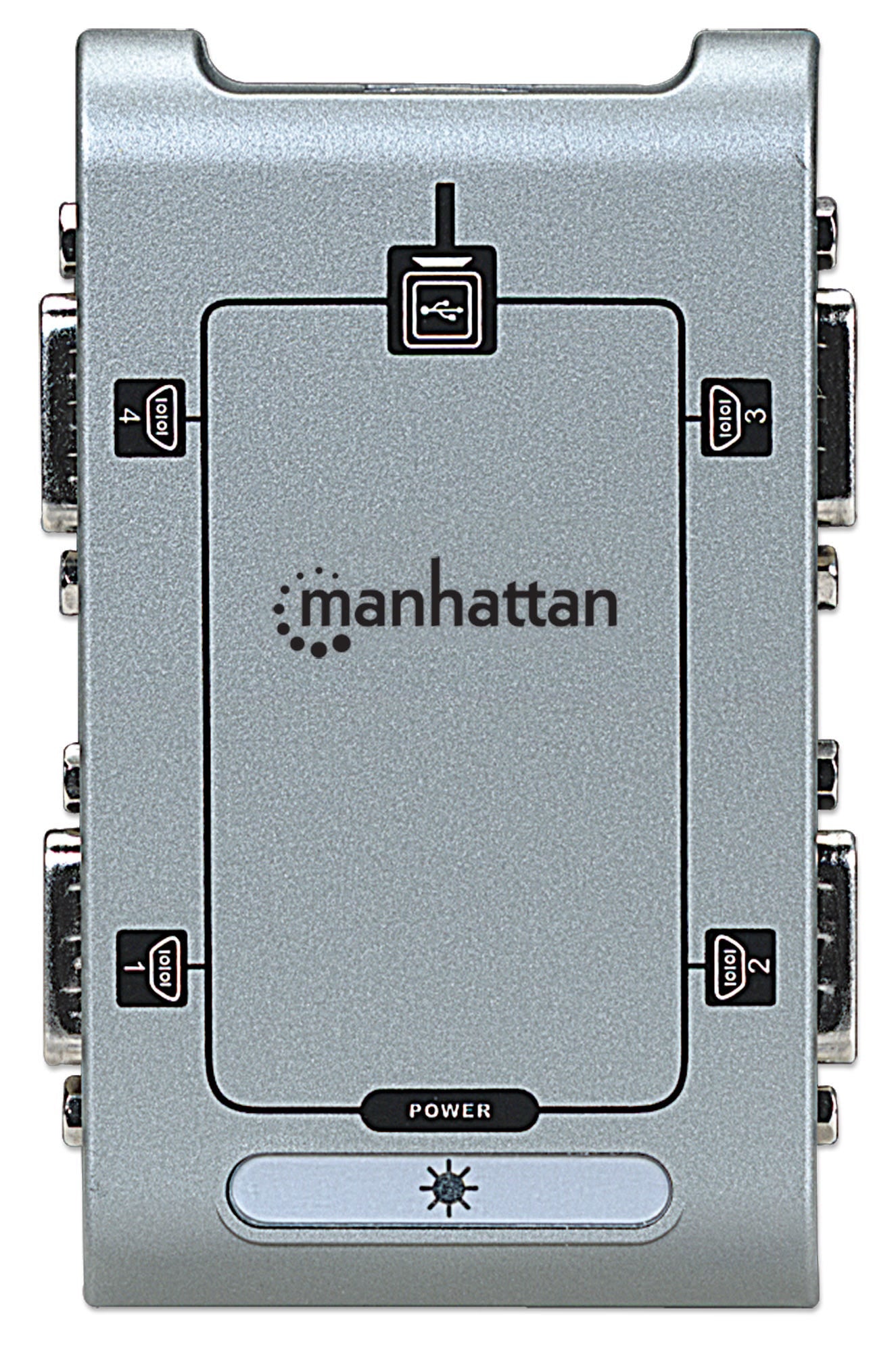  tan 151047 konverterare/repeaters/isolatorer USB 2.0 Silver Manhattan 151047 0766623151047|766623151047 Konverterare/Repeate