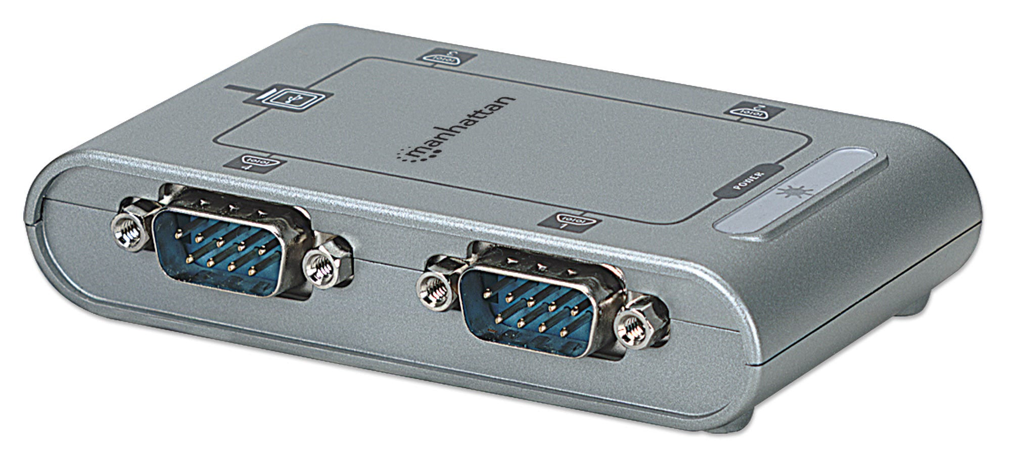  www.electricalstuff.se ElectricalStuff.se   Manhattan 151047 konverterare/repeaters/isolatorer USB 2.0 Silver Manhattan 1510