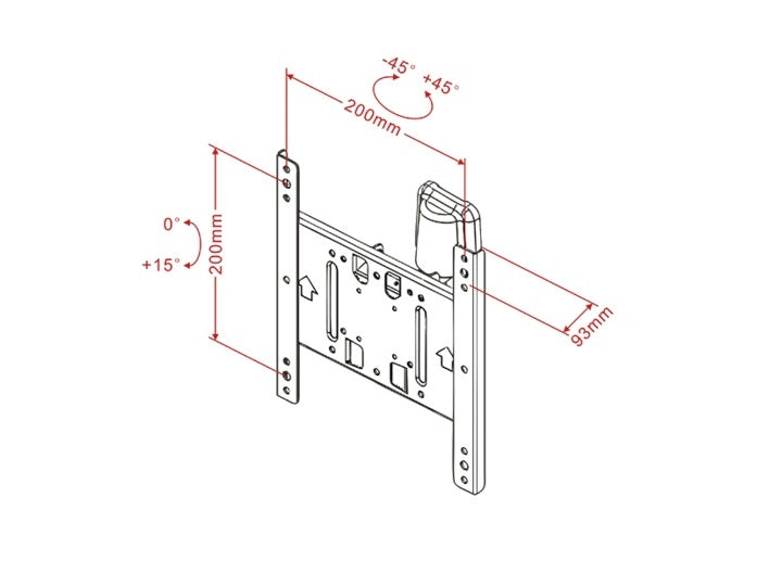  vart Multibrackets 7303 7350022737303 TV-fästen   7303 www.electricalstuff.se ElectricalStuff.se   Multibrackets 7303 tv-fäs
