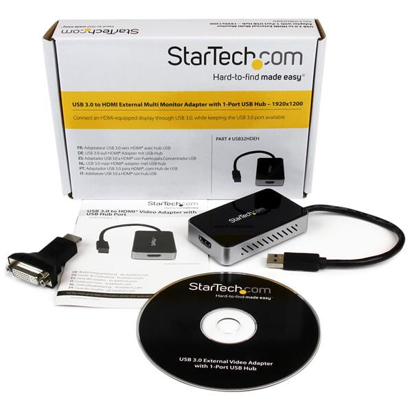  arTech.com USB32HDEH 0065030850629|065030850629|7337331822456 USB-Grafikadaptrar   USB 3.0 till HDMI externt videokort, mult