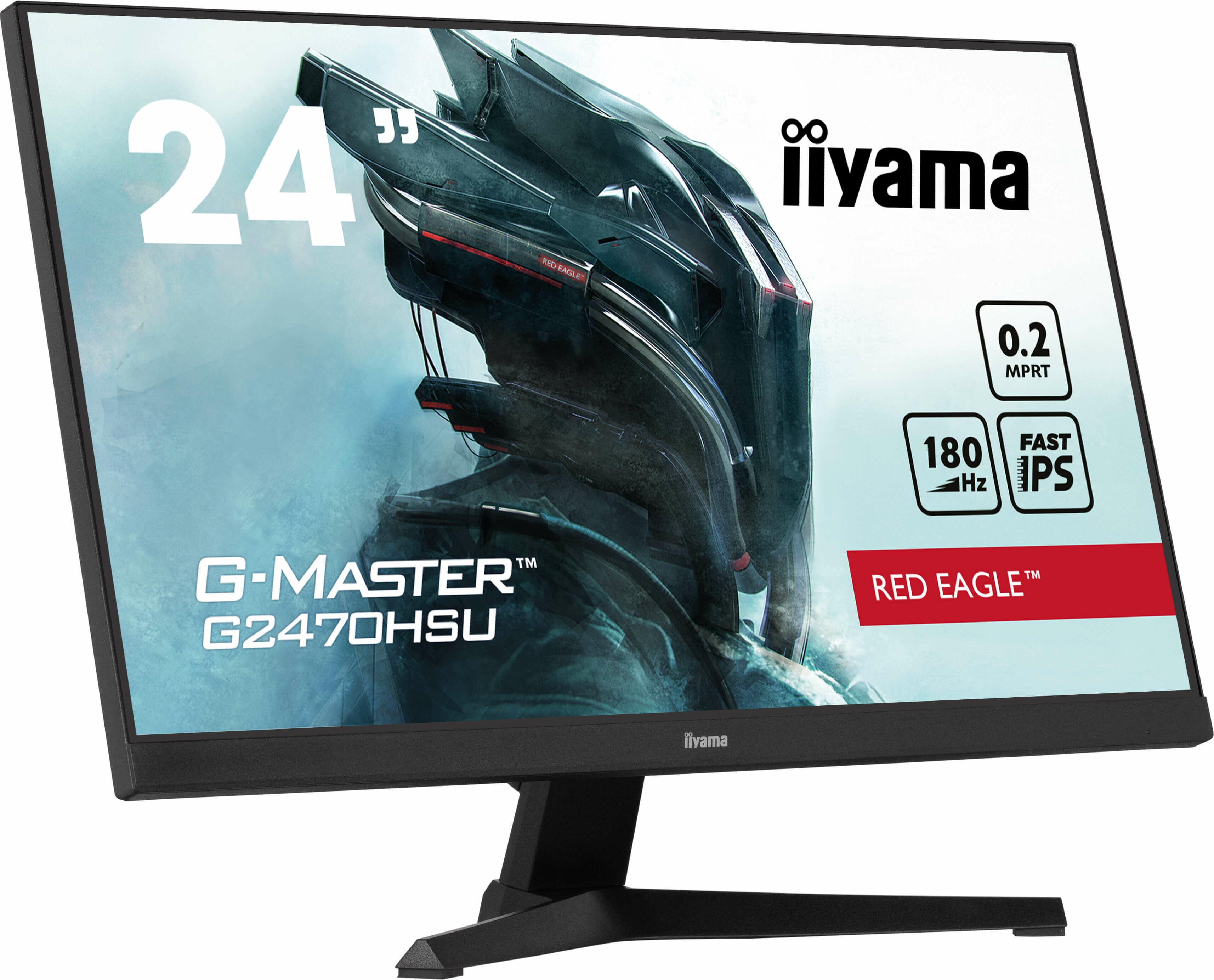  70HSU-B6 platta pc-skärmar 60,5 cm (23.8") 1920 x 1080 pixlar Full HD LCD Svart iiyama G2470HSU-B6 4948570123940 Platta Pc-S