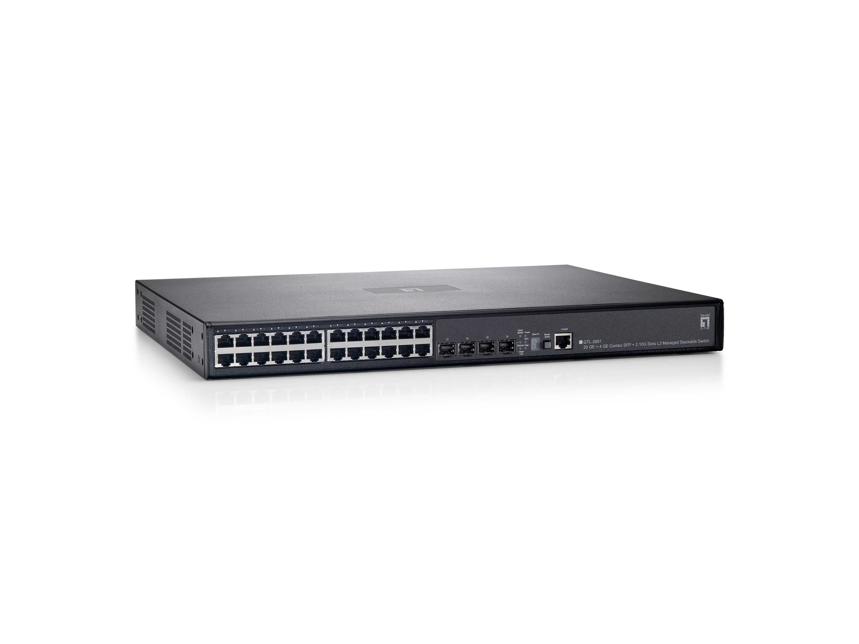  www.electricalstuff.se ElectricalStuff.se   LevelOne GTL-2691 nätverksswitchar hanterad L3 Gigabit Ethernet (10/100/1000) Sv