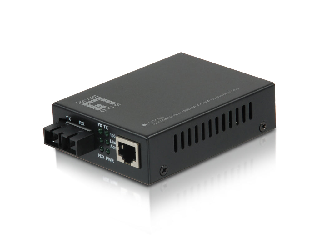  www.electricalstuff.se ElectricalStuff.se   LevelOne FVT-2001 mediakonverterare för nätverk 100 Mbit/s 1310 nm Flerläge Svar