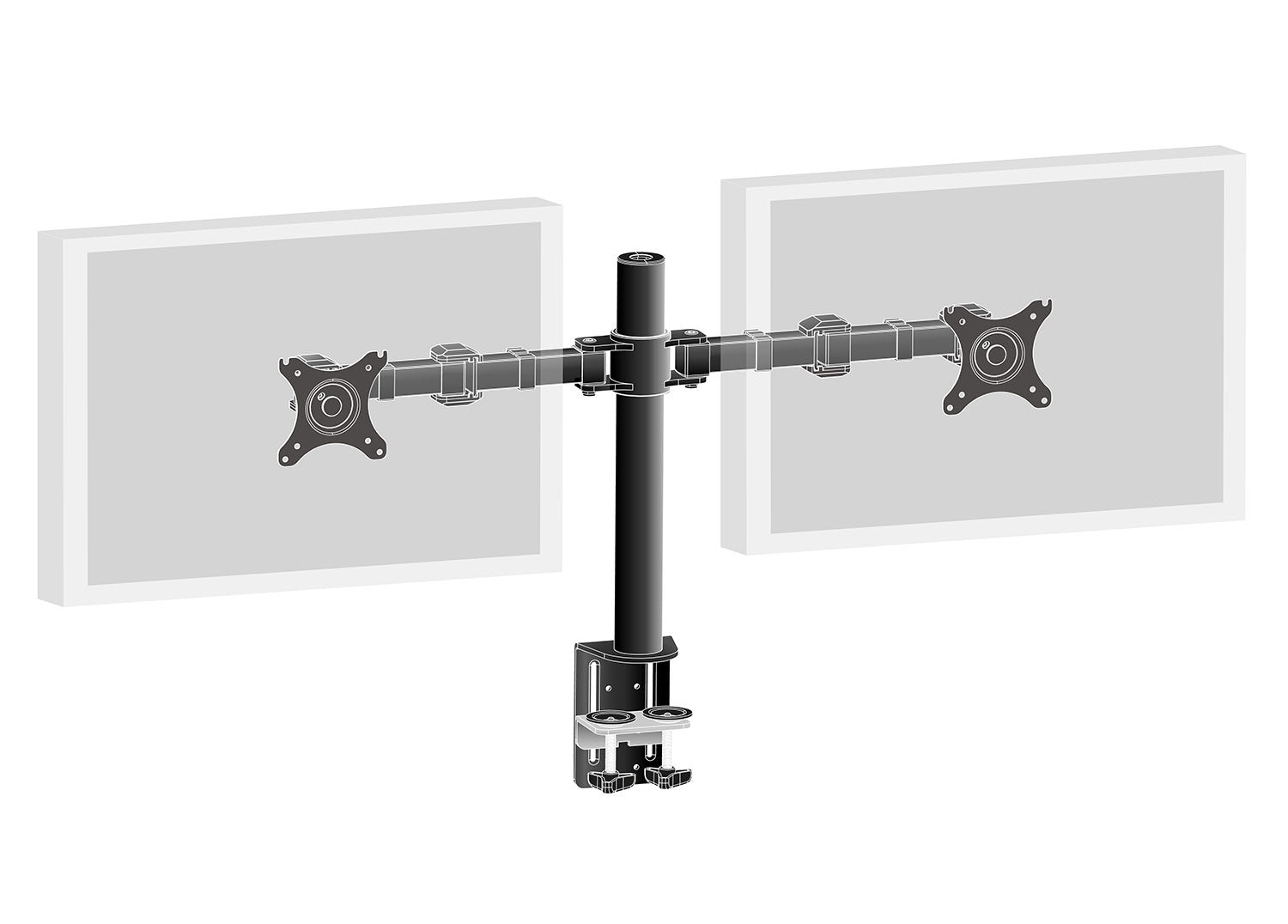  www.electricalstuff.se ElectricalStuff.se   iiyama DS1002C-B1 fäste och ställ till bildskärm 76,2 cm (30") Bord Svart iiyama