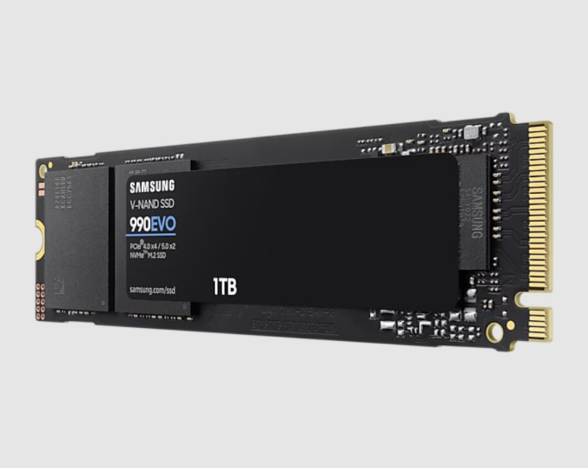   EVO 1 TB M.2 PCI Express 4.0 NVMe V-NAND TLC Samsung MZ-V9E1T0BW 8806095300276 SSD-Hårddisk   990 EVO www.electricalstuff.s