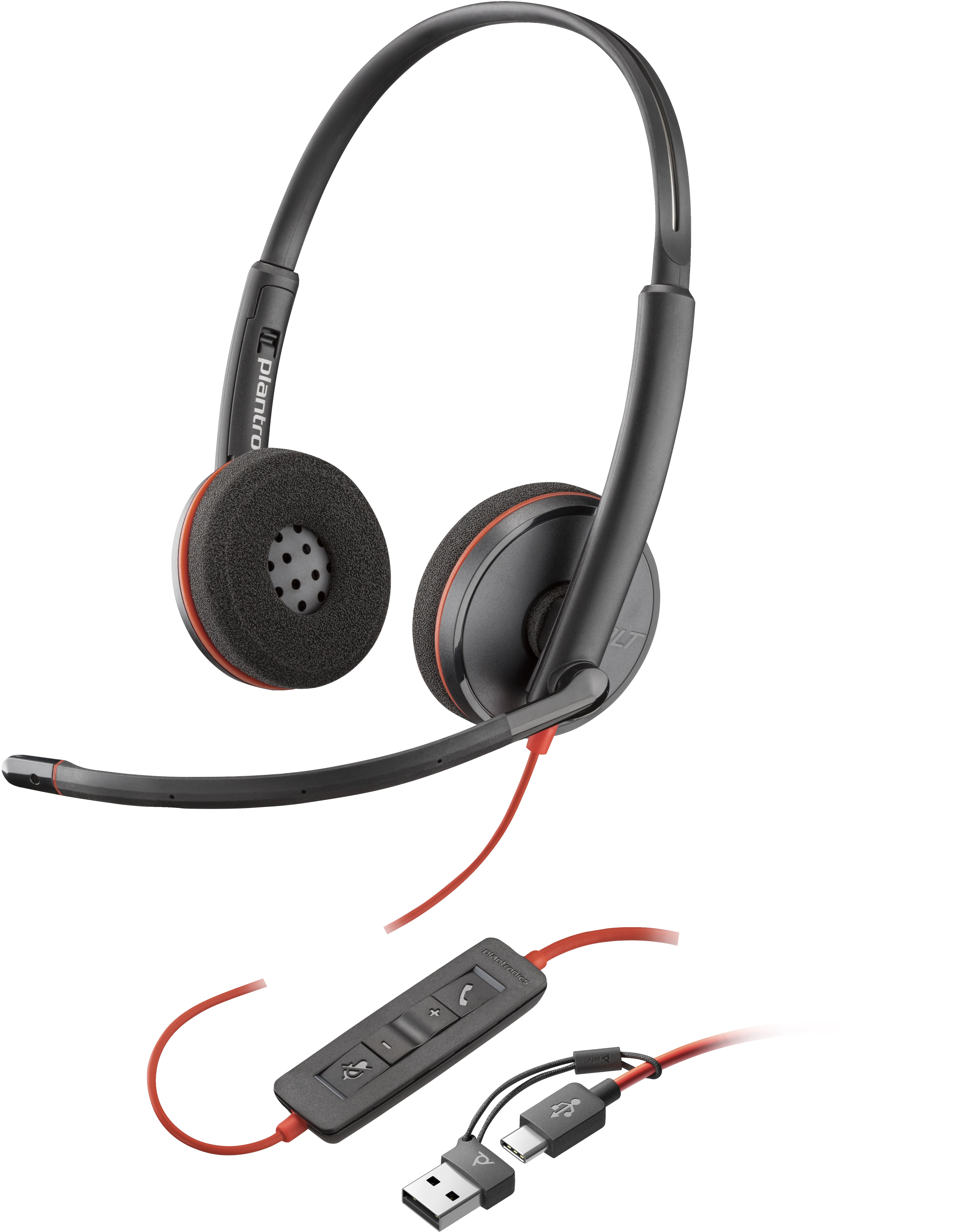  www.electricalstuff.se ElectricalStuff.se   POLY Blackwire 3220 Stereo USB-C Headset + USB-C/A-adapter POLY 8X228AA 01974984