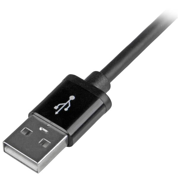  rtifierad - Lång 2 m - Svart StarTech.com USBLT2MB 0065030850674|065030850674|5054533530799 Belysningskablar   USB till Ligh
