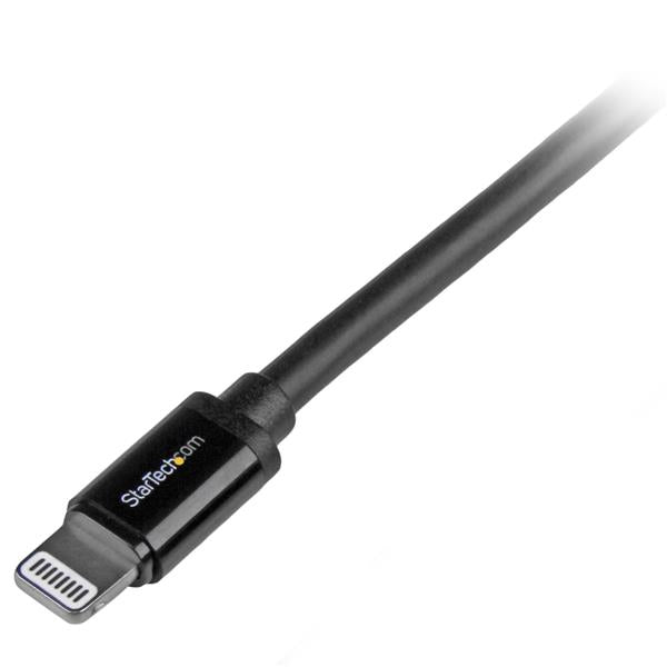  t StarTech.com USBLT2MB 0065030850674|065030850674|5054533530799 Belysningskablar   USB till Lightning-kabel - Apple MFi-Cer