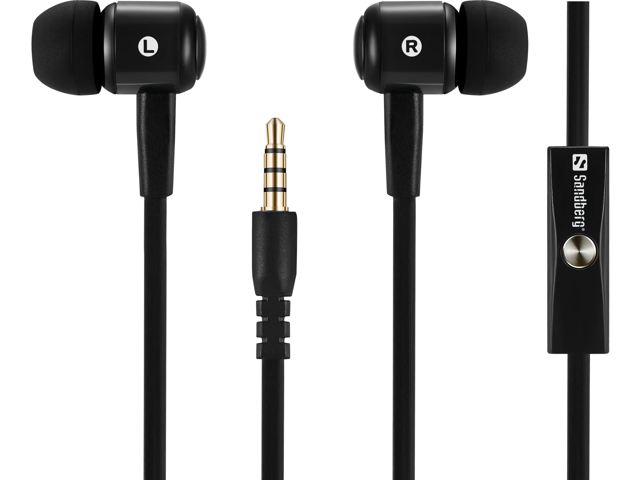  www.electricalstuff.se ElectricalStuff.se   Sandberg Speak’n Go In-Earset Black Sandberg 125-62 5705730125621|6122015031436 