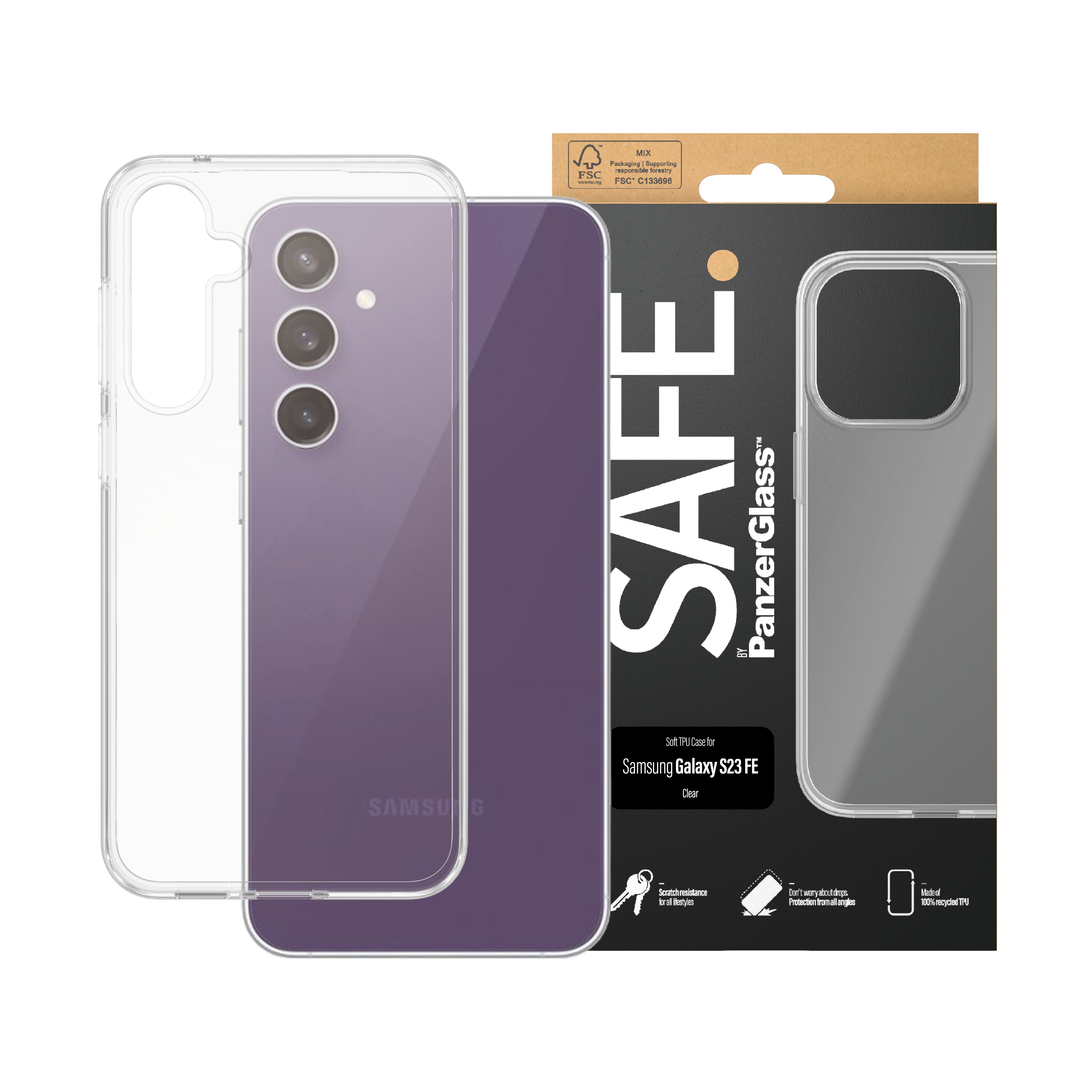  erGlass SAFE95613 5711724956133 Mobiltelefonfodral   SAFE95613 www.electricalstuff.se ElectricalStuff.se   PanzerGlass SAFE9