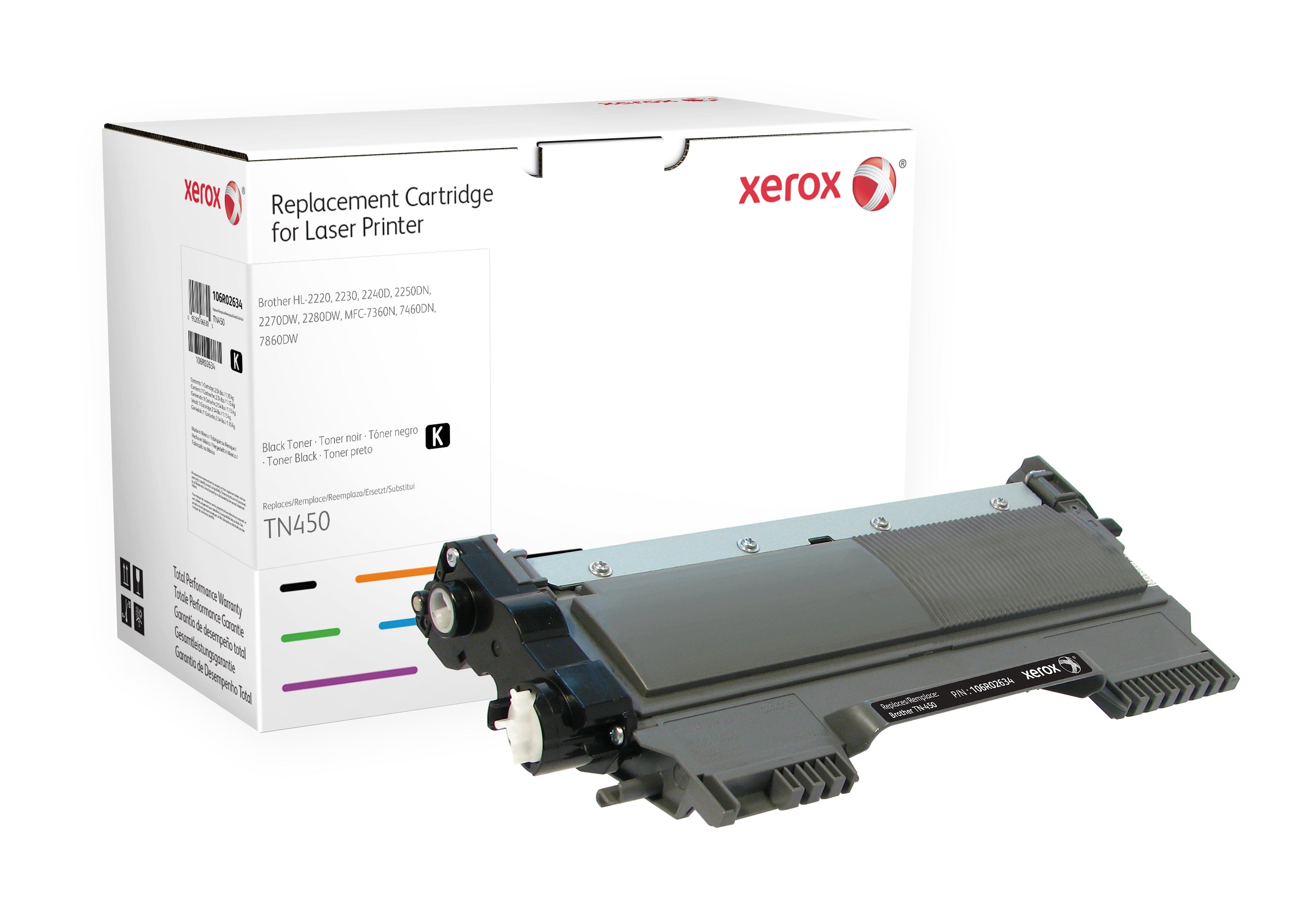  www.electricalstuff.se ElectricalStuff.se   Everyday Brother Mono Laser Toner for TN-450 Xerox 106R02634 0952059663050|95205
