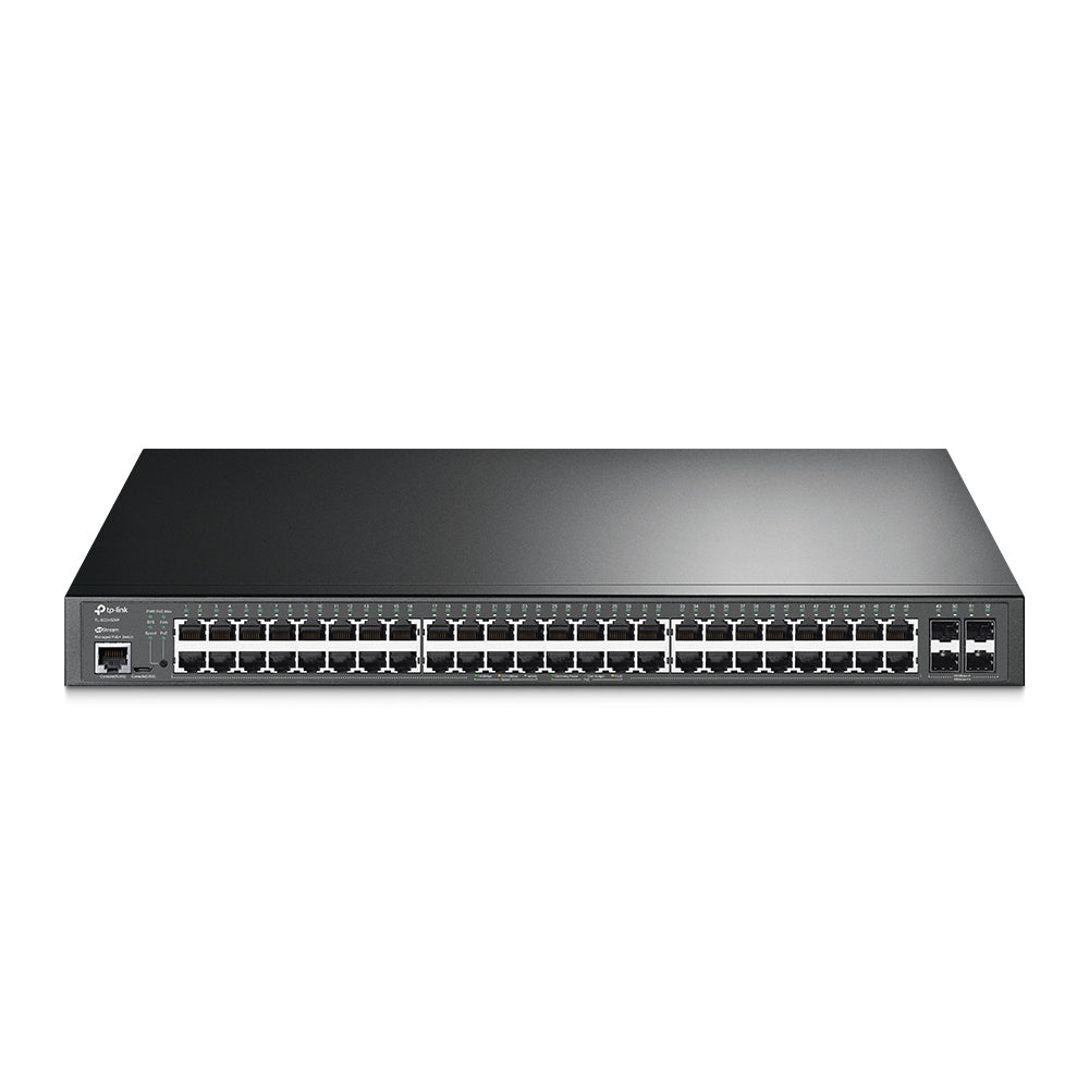  0/100/1000) Strömförsörjning via Ethernet (PoE) stöd 1U Svart TP-Link TL-SG3452XP 0840030702518|840030702518|6935364006501 N